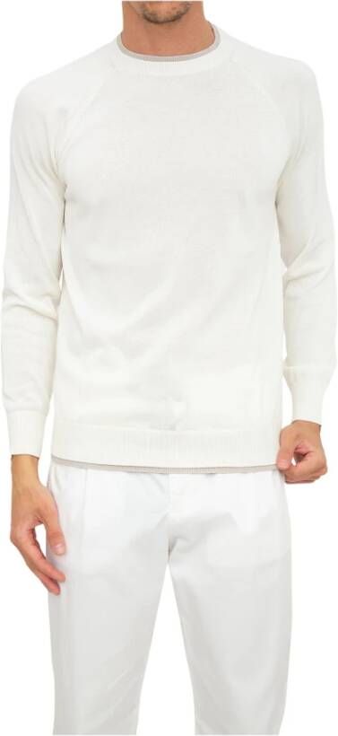 Eleventy Sweatshirt White Heren
