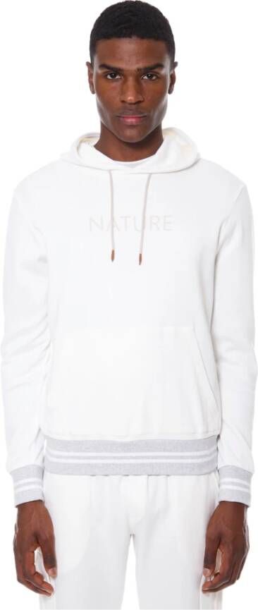 Eleventy Sweaters White Wit Heren