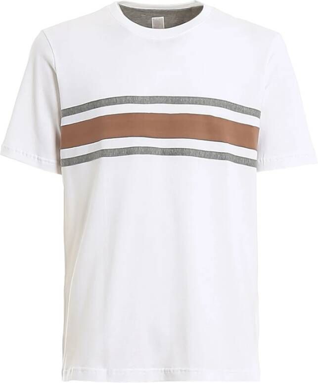 Eleventy T-Shirt Wit Heren