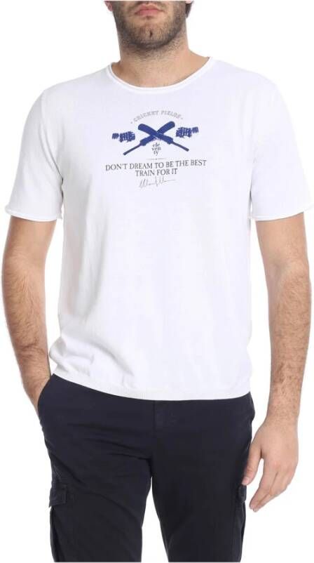 Eleventy T-Shirt Wit Heren