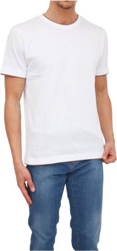 Eleventy T-Shirt White Heren