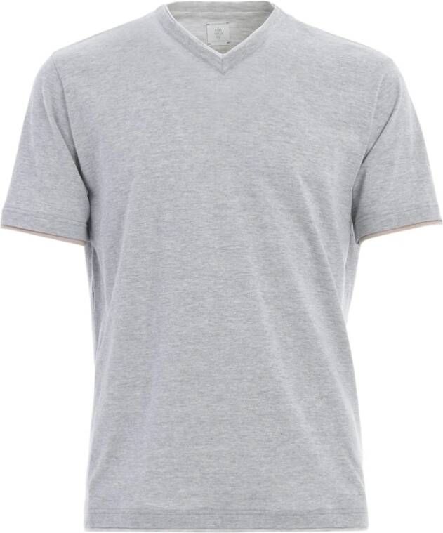 Eleventy T-Shirts Grijs Heren