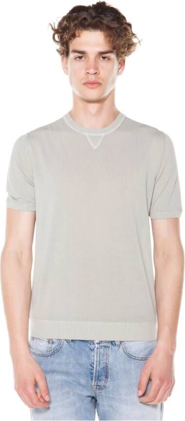 Eleventy T-Shirts Grijs Heren