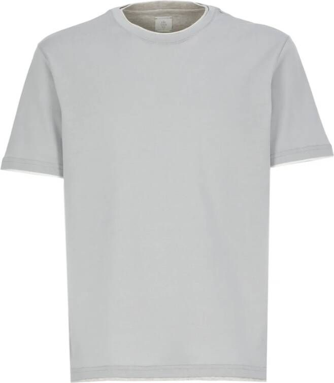 Eleventy T-Shirts Grijs Heren