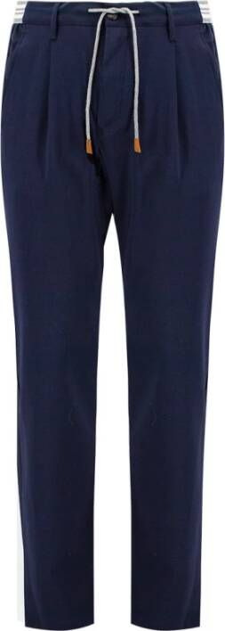 Eleventy Trousers Blauw Heren