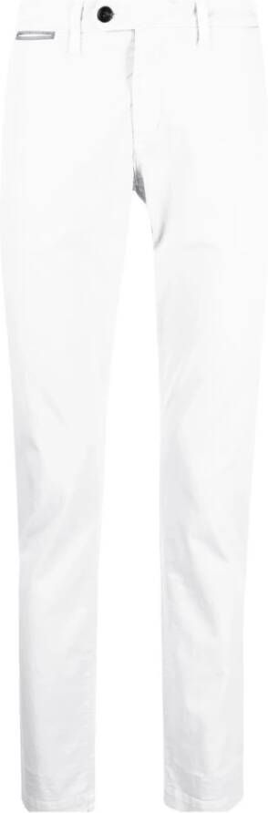 Eleventy Trousers White Wit Heren