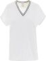 Eleventy V-Neck T-Shirt White Dames - Thumbnail 1