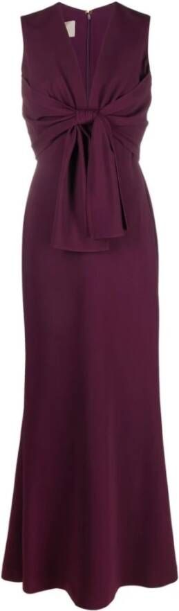Elie Saab Maxi Dresses Paars Dames