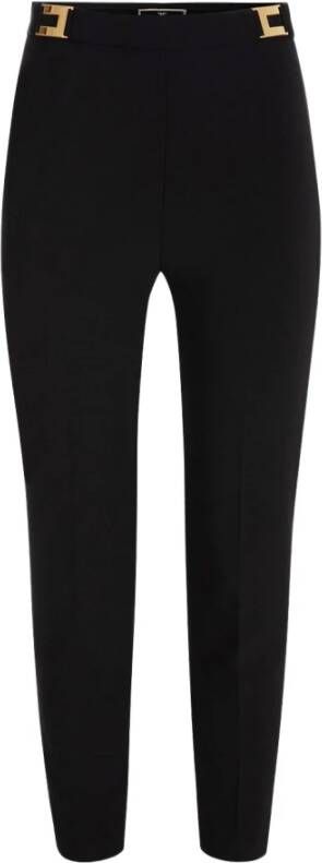 Elisabetta Franchi 110 Pantalone Stijlvol en Comfortabel Zwart Dames