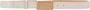 Elisabetta Franchi Witte Sportieve Riem met Gouden Plaat White Dames - Thumbnail 1