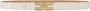 Elisabetta Franchi Klassieke Logo Riem van Leer Yellow Dames - Thumbnail 1