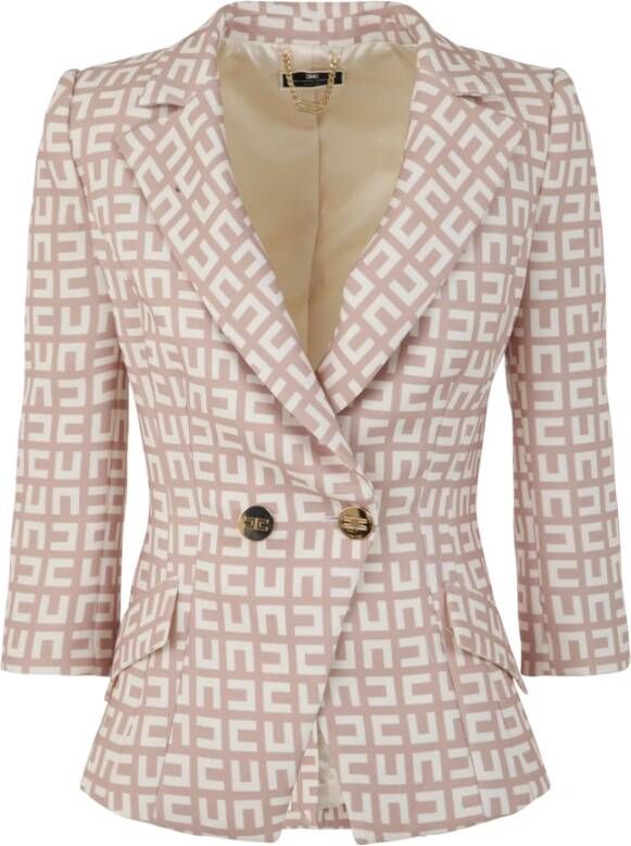 Elisabetta Franchi Blazer Beige Dames