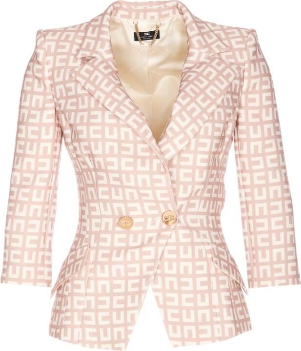 Elisabetta Franchi Blazer Beige Dames