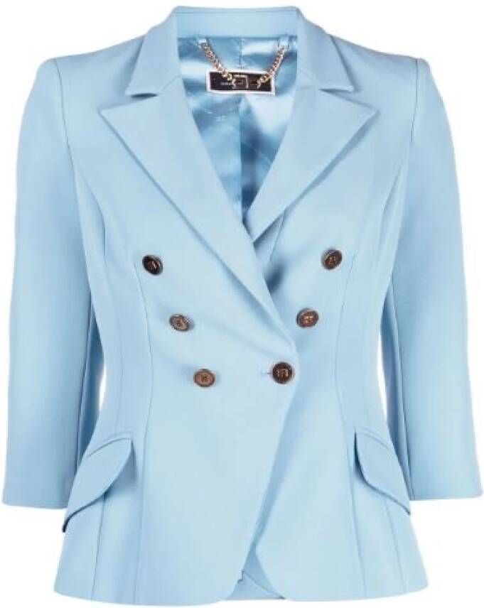 Elisabetta Franchi Blazerjas Blauw Dames