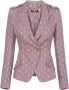 Elisabetta Franchi Blazerjas Purple Dames - Thumbnail 1