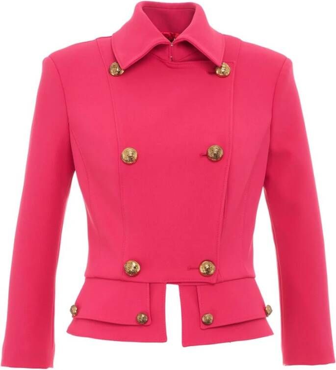 Elisabetta Franchi Blazerjas Roze Dames