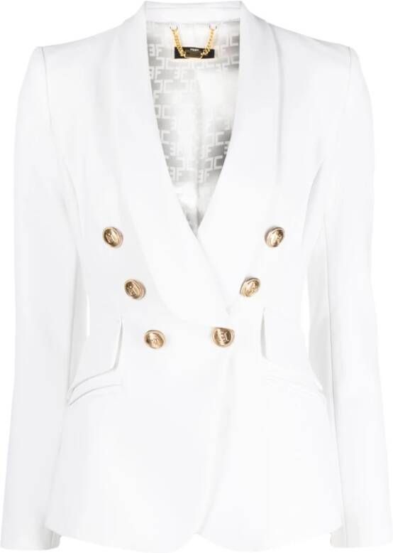 Elisabetta Franchi Blazerjas White Dames