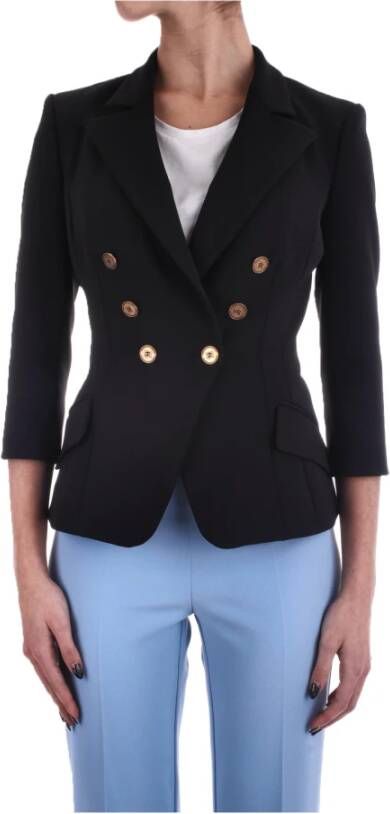 Elisabetta Franchi Blazerjas Zwart Dames
