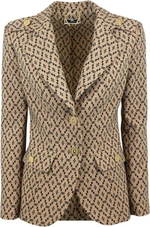 Elisabetta Franchi "Stijlvolle Blazer" Meerkleurig Dames