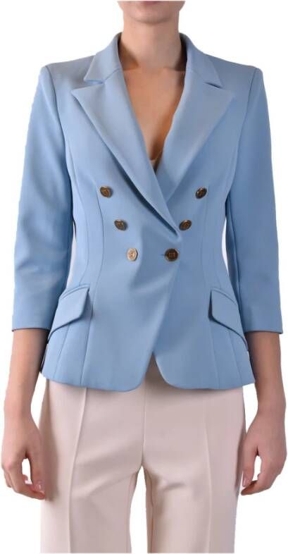 Elisabetta Franchi Blazerjas Blauw Dames