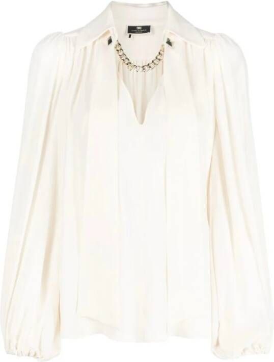 Elisabetta Franchi Blouses White Dames