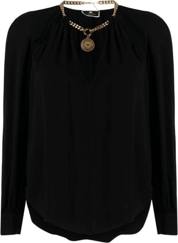 Elisabetta Franchi Blouses Zwart Dames