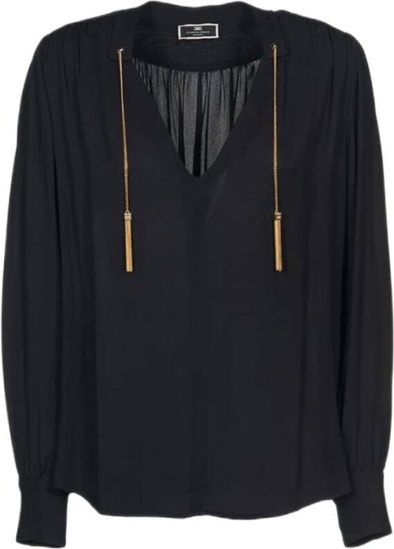 Elisabetta Franchi Blouses Zwart Dames