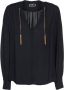 Elisabetta Franchi Blouse & overhemd Zwart Dames - Thumbnail 4