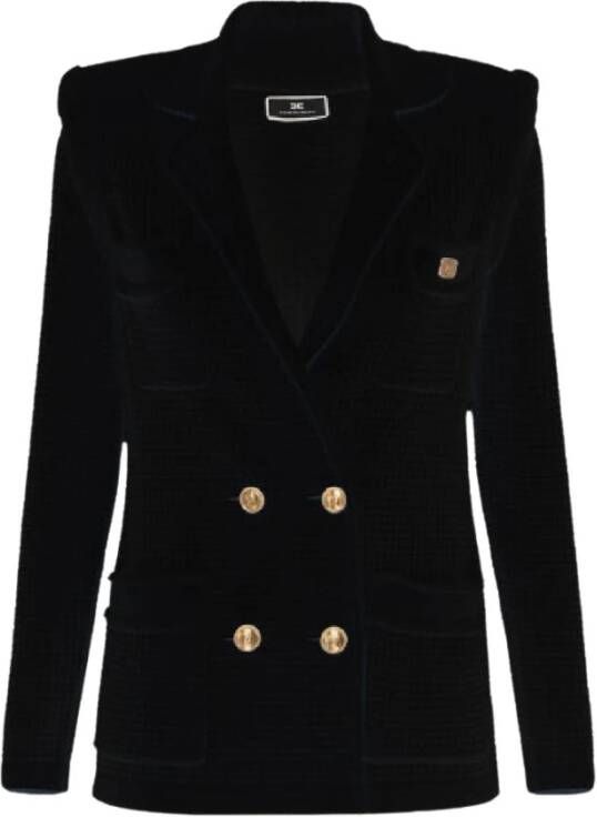 Elisabetta Franchi Jassen Zwart Black Dames