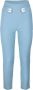 Elisabetta Franchi Blauwe Slim-Fit Broek met Goudkleurige Details Blauw Dames - Thumbnail 1