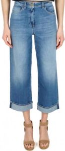 Elisabetta Franchi Cropped Jeans Blauw Dames
