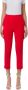 Elisabetta Franchi Cropped Trousers Rood Dames - Thumbnail 1