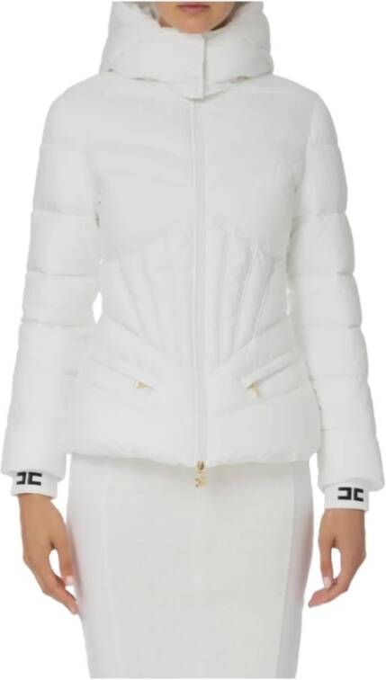 Elisabetta Franchi Jassen in ivoor Beige Dames