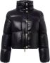 Elisabetta Franchi Zwarte Jassen met Glanzende Afwerking Black Dames - Thumbnail 1