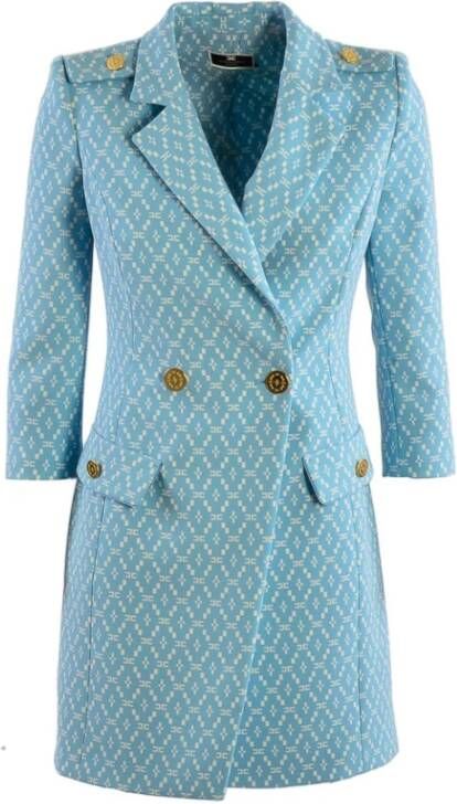 Elisabetta Franchi Dresses Blauw Dames