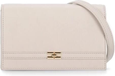 Elisabetta Franchi Hobo bags Beige Pochette With Logo in beige