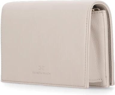 Elisabetta Franchi Hobo bags Beige Pochette With Logo in beige - Foto 5