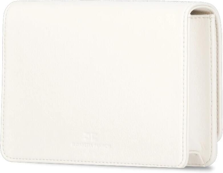 Elisabetta Franchi Ivoor Ketting Schouder Pochette Tas Beige Dames - Foto 4