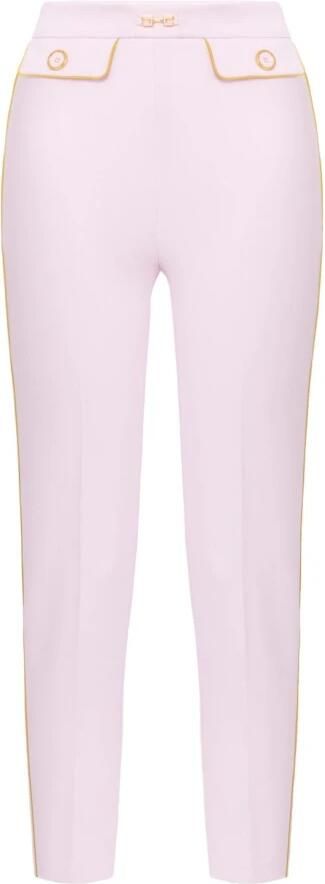 Elisabetta Franchi Roze Elegante Broek Pink Dames