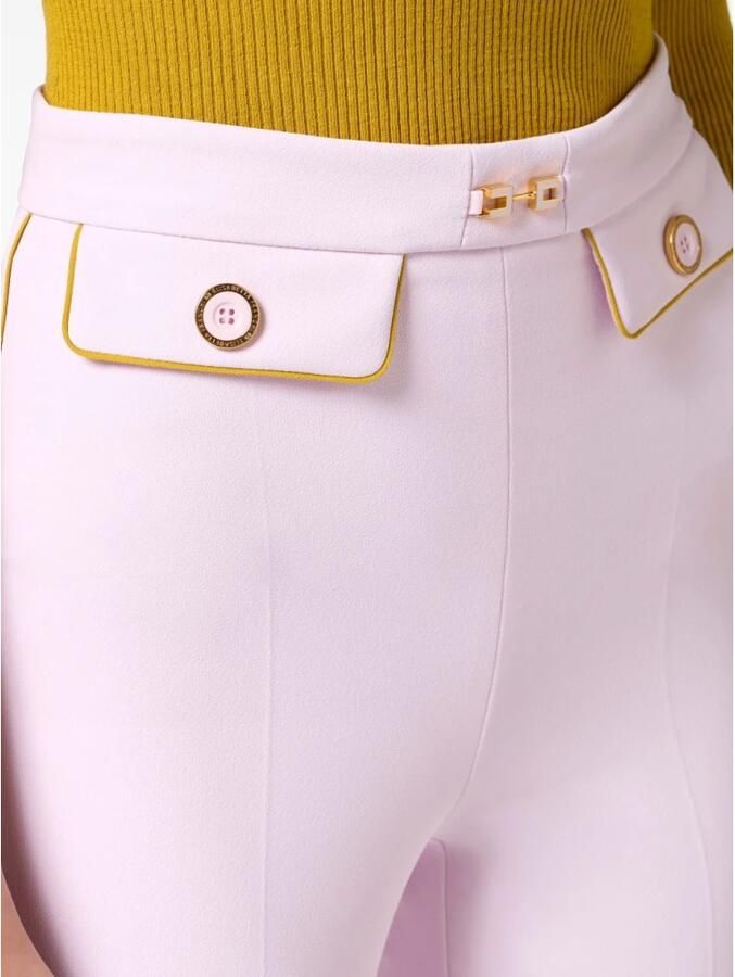 Elisabetta Franchi Roze Elegante Broek Pink Dames - Foto 2