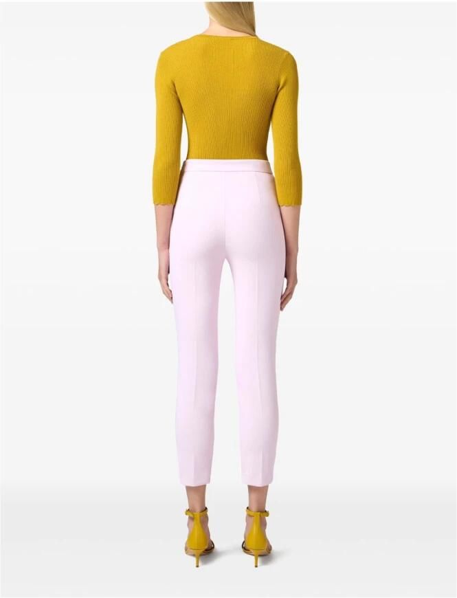 Elisabetta Franchi Roze Elegante Broek Pink Dames - Foto 3