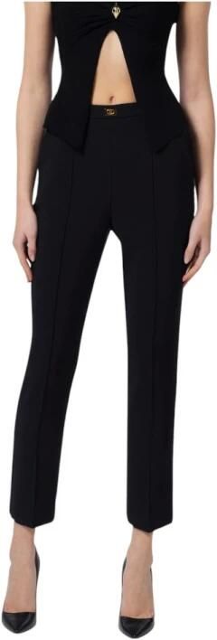 Elisabetta Franchi Stijlvolle Broek voor Vrouwen Black Dames - Foto 3