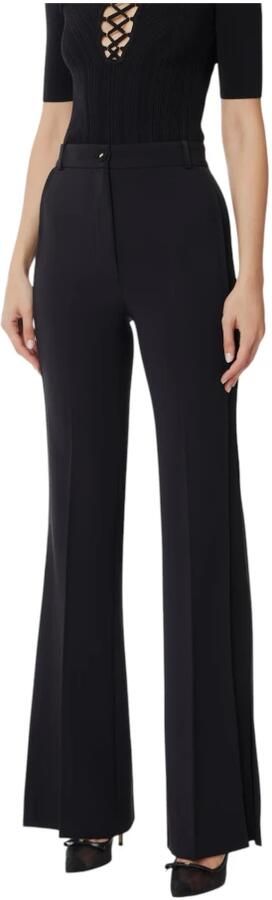 Elisabetta Franchi Stijlvolle Broek voor Vrouwen Black Dames