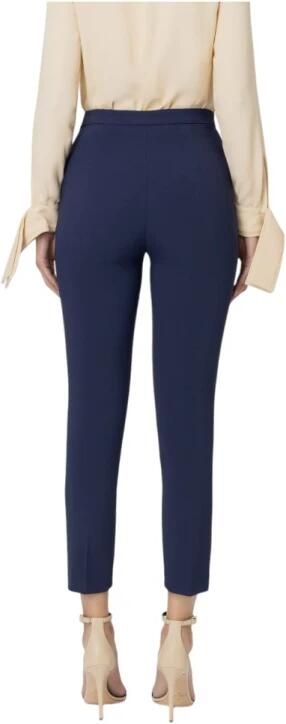 Elisabetta Franchi Stijlvolle Broek voor Vrouwen Blue Dames - Foto 3