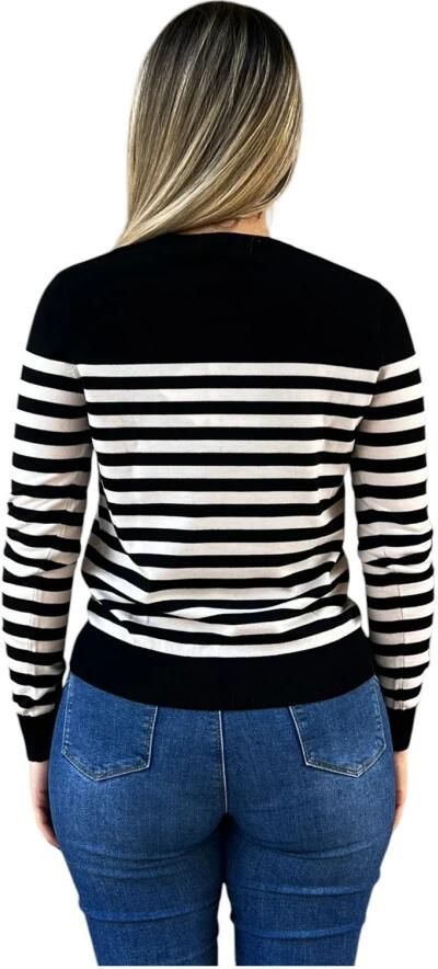 Elisabetta Franchi Stijlvolle Gebreide Top Black Dames - Foto 2