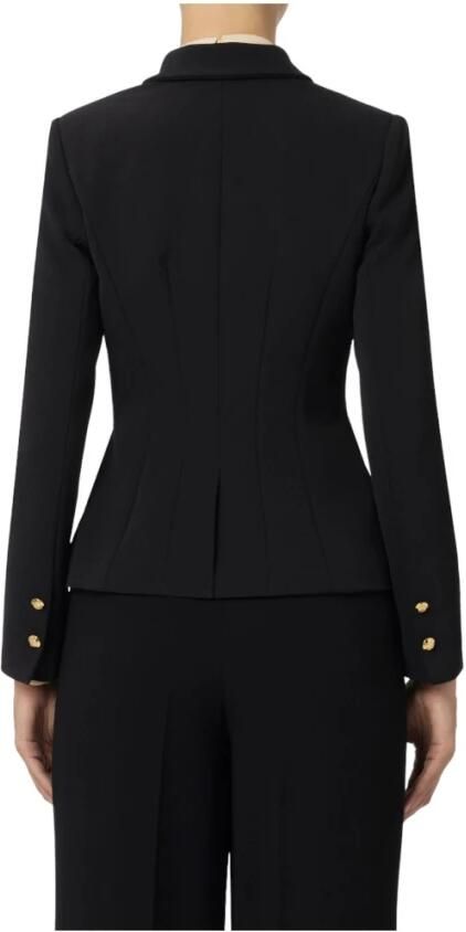 Elisabetta Franchi Stijlvolle Jas voor Vrouwen Black Dames - Foto 3
