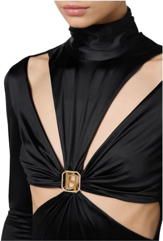 Elisabetta Franchi Stijlvolle Jumpsuit voor Vrouwen Black Dames - Foto 2