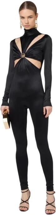 Elisabetta Franchi Stijlvolle Jumpsuit voor Vrouwen Black Dames - Foto 4