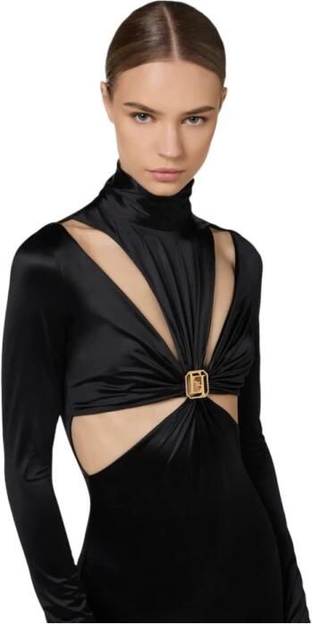 Elisabetta Franchi Stijlvolle Jumpsuit voor Vrouwen Black Dames - Foto 3