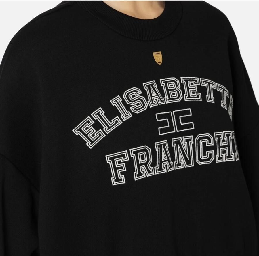 Elisabetta Franchi Stijlvolle Sweater Collectie Black Dames - Foto 2